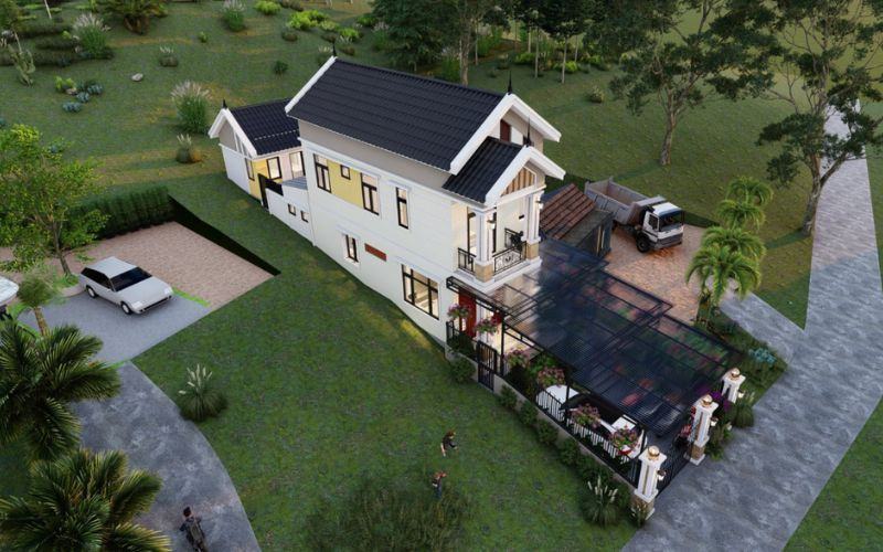 Tổng hợp 39+ Mẫu nhà 2 tầng 4 phòng ngủ 5×20 đẹp “Ấn tượng”