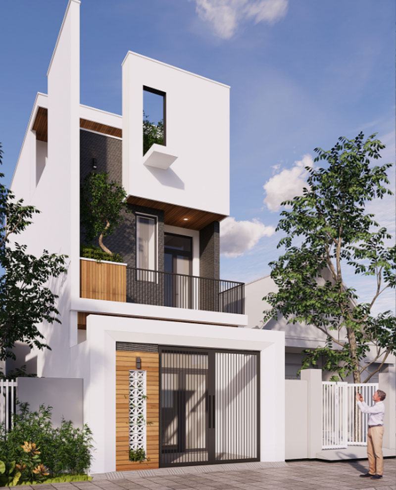 Tổng hợp 39+ Mẫu nhà 2 tầng 4 phòng ngủ 5×20 đẹp “Ấn tượng”