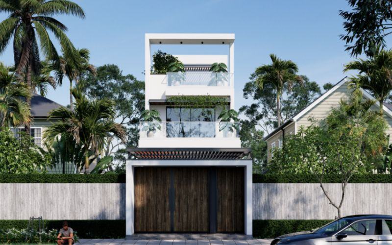 Tổng hợp 39+ Mẫu nhà 2 tầng 4 phòng ngủ 5×20 đẹp “Ấn tượng”