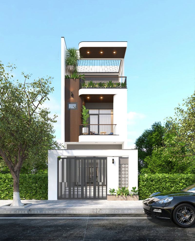 Tổng hợp 39+ Mẫu nhà 2 tầng 4 phòng ngủ 5×20 đẹp “Ấn tượng”