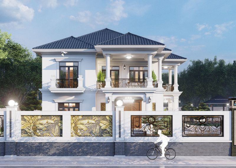 Những lưu ý để có một ngôi nhà Tân Cổ Điển 2 tầng hoàn hảo