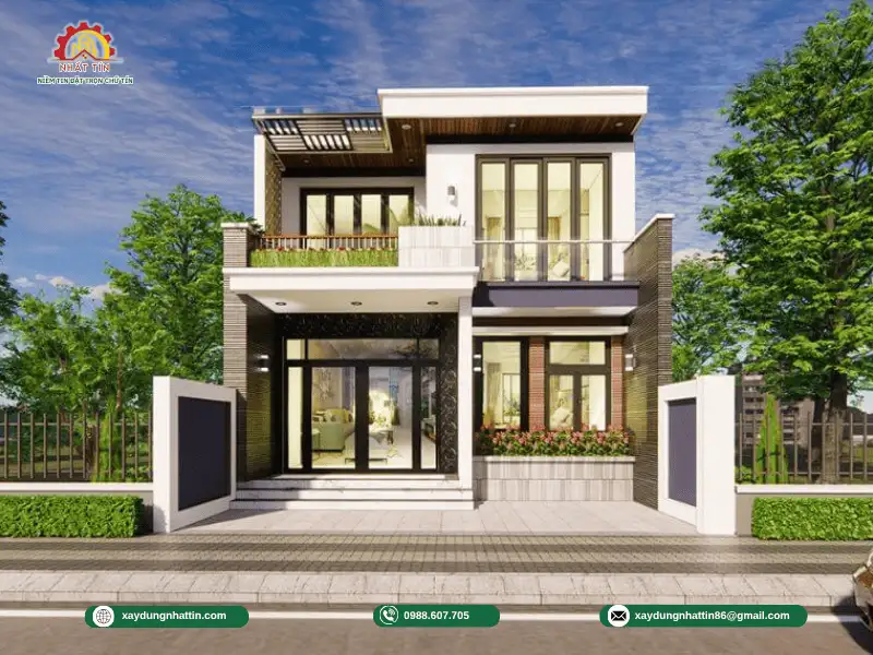 21+ Mẫu Nhà 1 Trệt 1 Lầu 8×12 ĐẸP MIỄN CHÊ Tiết Kiệm Chi Phí