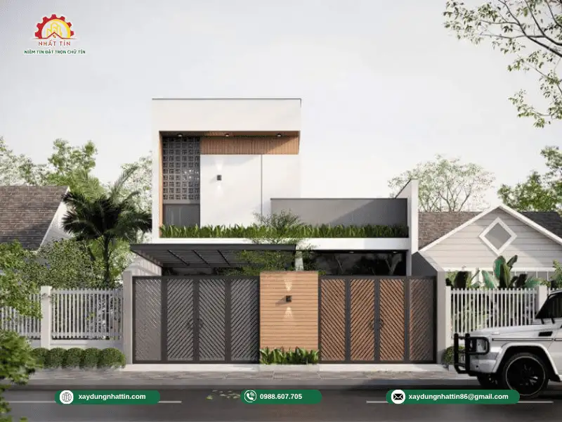 mau-nha-dep-1-tret-1-lau-140m2-co-gara-de-xe-Nhat-Tin-1