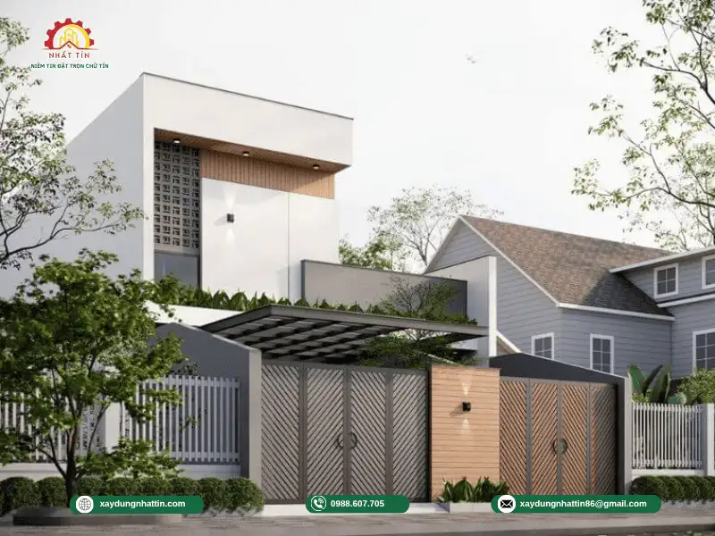 mau-nha-dep-1-tret-1-lau-140m2-co-gara-de-xe-Nhat-Tin-3