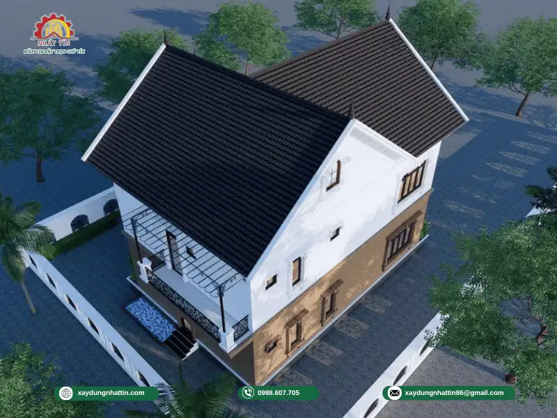 thiet-ke-biet-thu-1-tret-1-lau-7x20m-tan-co-dien-nhat-Tin-3