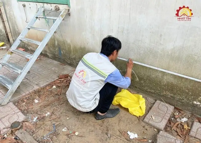 Đo đạc khảo sát mặt bằng, bóc tách hạng mục Xây dựng Nhất Tín