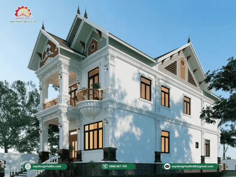 mau-biet-thu-2-tang-mai-thai-phong-cach-tan-co-dien-rong-200m2-tai-hoc-mon-nhat-Tin-3