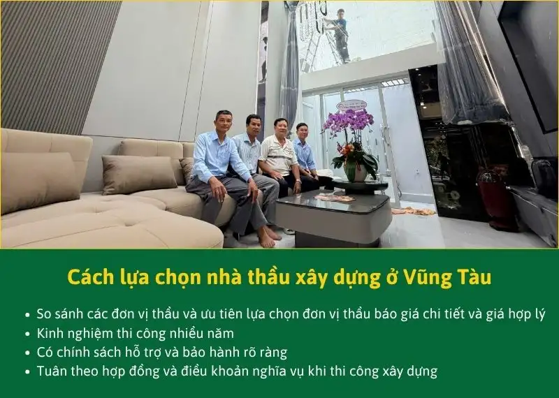 Cách lựa chọn nhà thầu xây dựng ở Vũng Tàu Xây dựng Nhất Tín