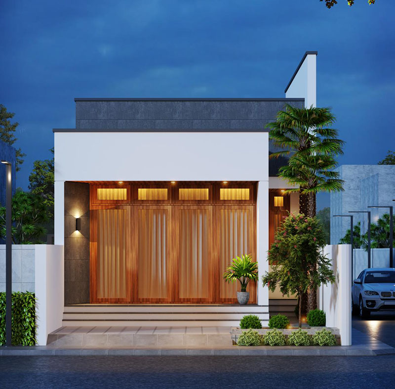 Thiết kế nhà 40m2 1 phòng ngủ Xây dựng Nhất Tín