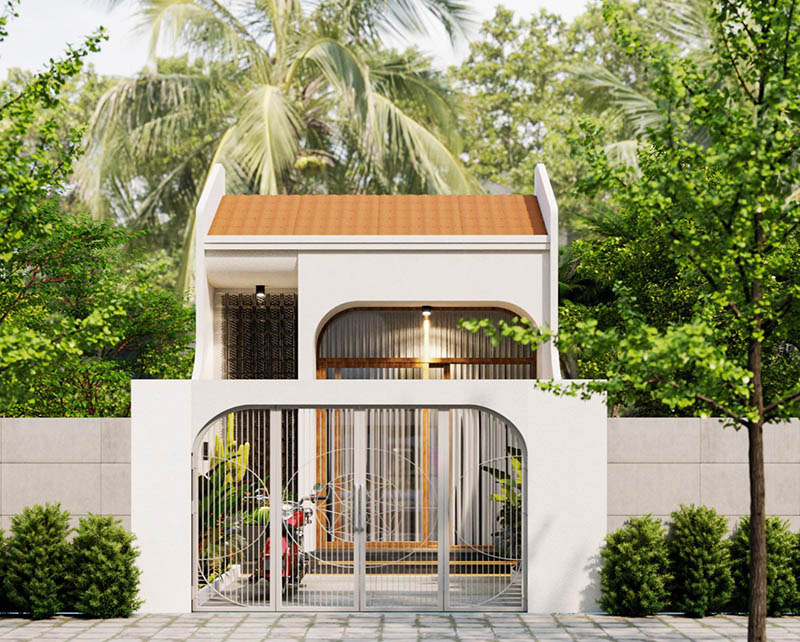Thiết kế nhà 40m2 cấp 4 có sân vườn Xây dựng Nhất Tín