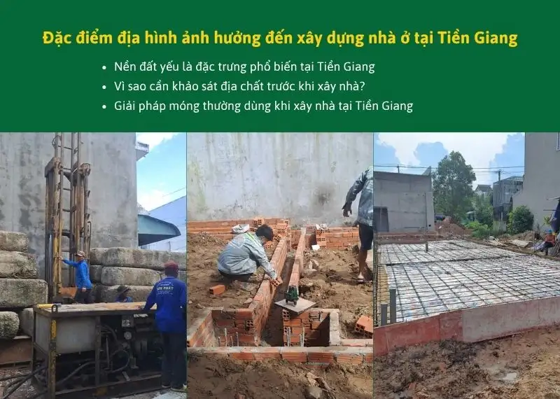 Đặc điểm địa hình ảnh hưởng đến xây dựng nhà ở tại Tiền Giang Xây dựng Nhất Tín