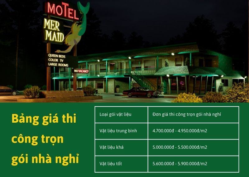 Bang gia thi cong tron goi nha nghi Nhat Tin