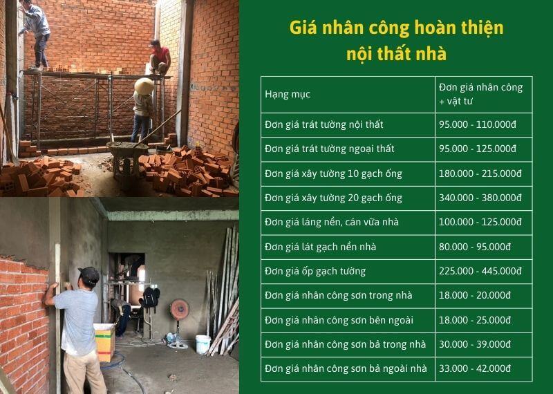 Gia nhan cong hoan thien noi that nha Nhat Tin