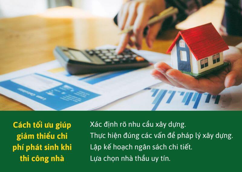 Cach toi uu giup giam thieu chi phi phat sinh khi thi cong nha Nhat Tin