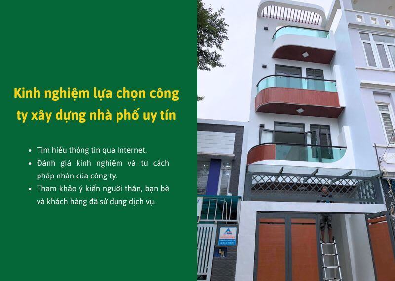 Kinh nghiệm lựa chọn công ty xây dựng nhà phố uy tín Xây dựng Nhất Tín