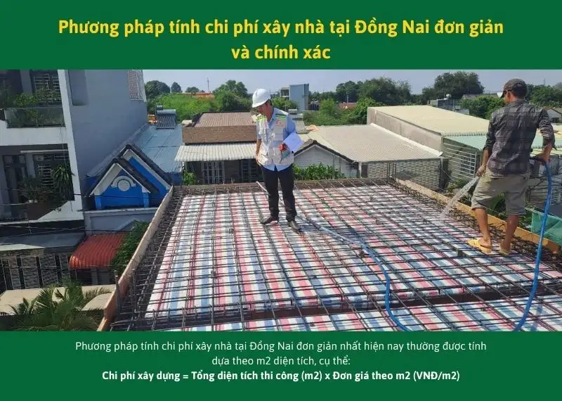 Phương pháp tính chi phí xây nhà tại Đồng Nai đơn giản và chính xác Xây dựng Nhất Tín