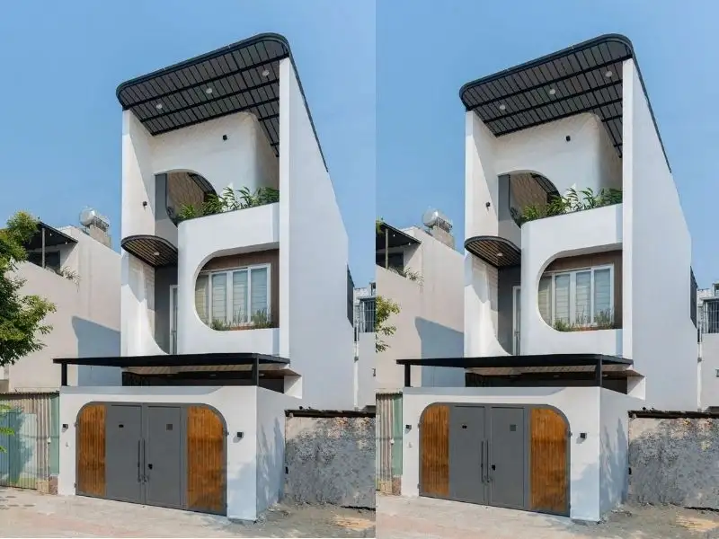 Thiết kế nhà 2 tầng 3 phòng ngủ 5x15 có sân thượng thoáng rộng Xây Dựng Nhất Tín 1