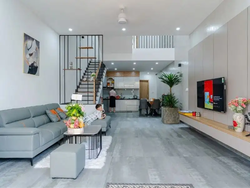 Thiết kế nhà 2 tầng 3 phòng ngủ 5x15 có sân thượng thoáng rộng Xây Dựng Nhất Tín 1