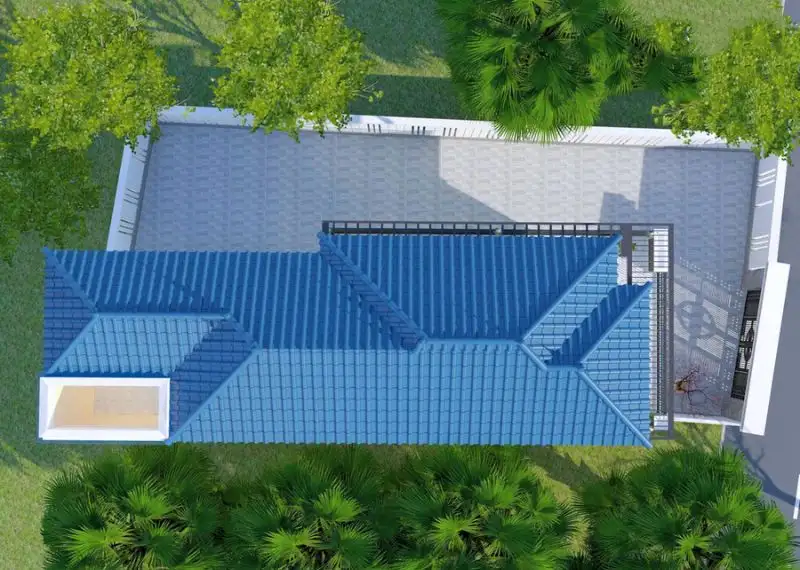 Thiết kế nhà 5x10m 2 tầng 3 phòng ngủ mái Nhật Xây dựng Nhất Tín