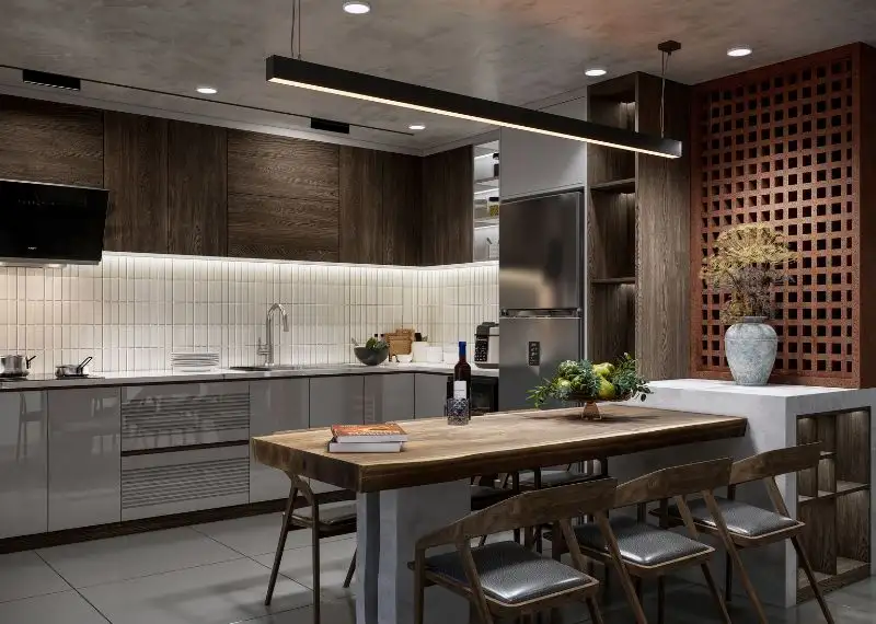 Thiết kế nhà cấp 4 5x10 có 2 phòng ngủ theo kiến trúc Country Style Xây dựng Nhất Tín