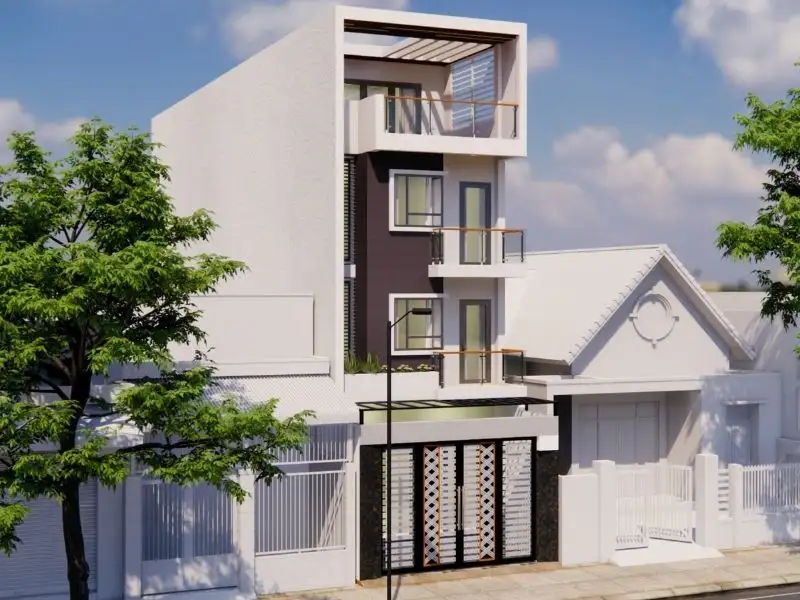 Thiết kế nhà lệch tầng 5x15m kèm bản vẽ công năng tiện nghi Xây Dựng Nhất Tín 1