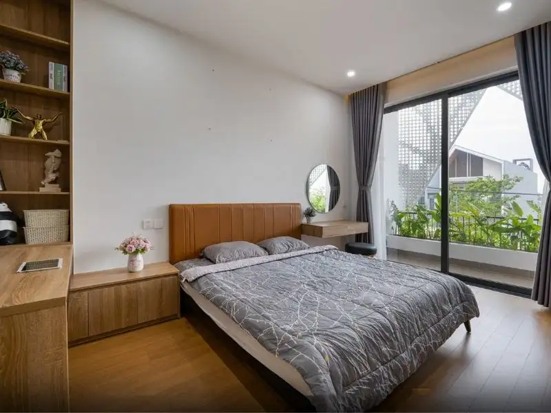 Ý tưởng bố trí phòng ngủ Thiết kế nhà 5x13m Xây Dựng Nhất Tín 1