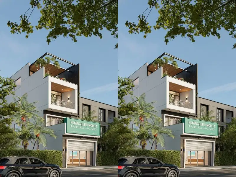 Mẫu nhà gác lửng 6x15 kết hợp kinh doanh Xây dựng Nhất Tín 1