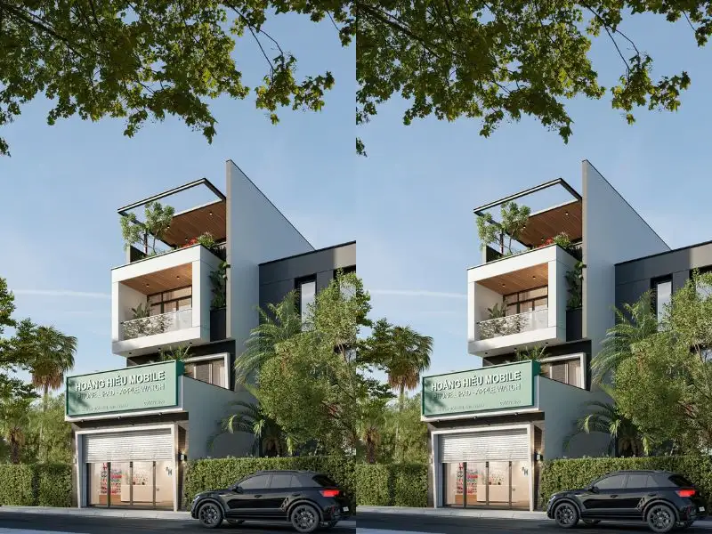 Mẫu nhà gác lửng 6x15 kết hợp kinh doanh Xây dựng Nhất Tín 1