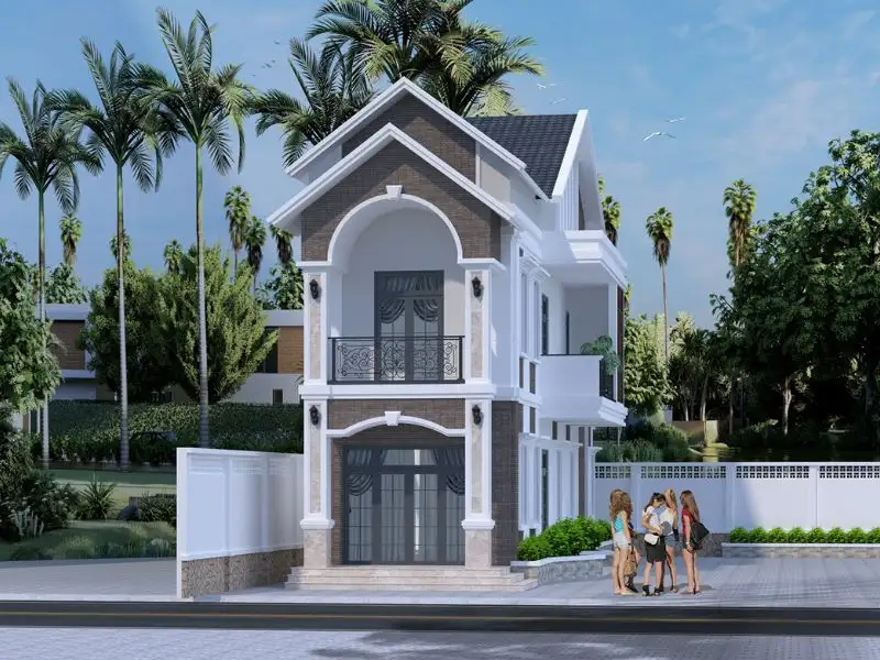 Mẫu nhà mái Thái 6x15 có 2 mặt thoáng tối ưu năng lượng tự nhiên xây dựng Nhất Tín 1