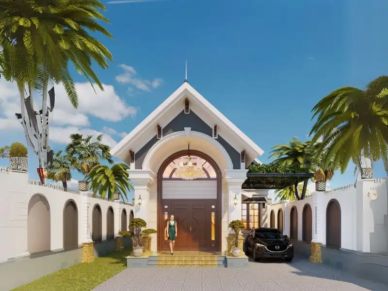 Mẫu nhà phố 6x16m chữ L mang nét bề thế và đẳng cấp Xây dựng Nhất Tín 1