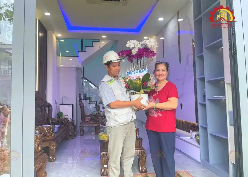 Nghiệm thu và bàn giao nhà cho cô Sáu Cần Thơ Xây dựng Nhất Tín 1