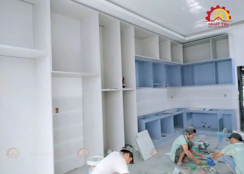 Thi công hoàn thiện nhà và nội thất cô Sáu Bình Thủy Xây dựng Nhất Tín 1