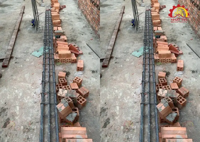 Thi công phần thô nhà cô Sáu Bình Thủy Xây dựng Nhất Tín 1