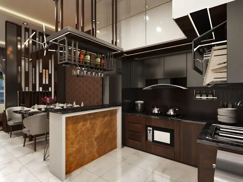 Thiết kế nhà ngang 6m dài 8m mái Thái có gara để xe tối ưu Xây dựng Nhất Tín 1