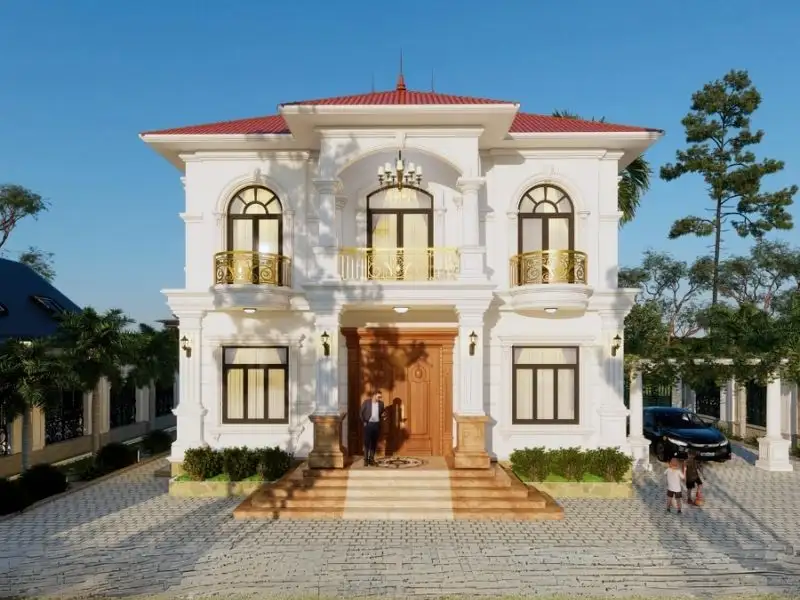 Biệt thự ngang 9m – Tuyệt tác kiến trúc sang trọng và đẳng cấp Xây dựng Nhất Tín 1
