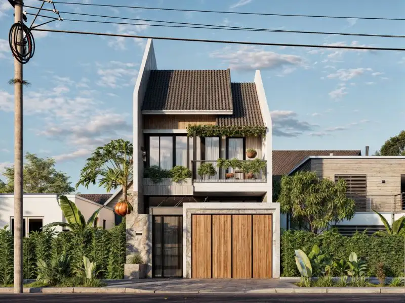 Nhà 8x8 3 phòng ngủ mái ngói mang vẻ ngoài độc đáo Xây dựng Nhất Tín 1