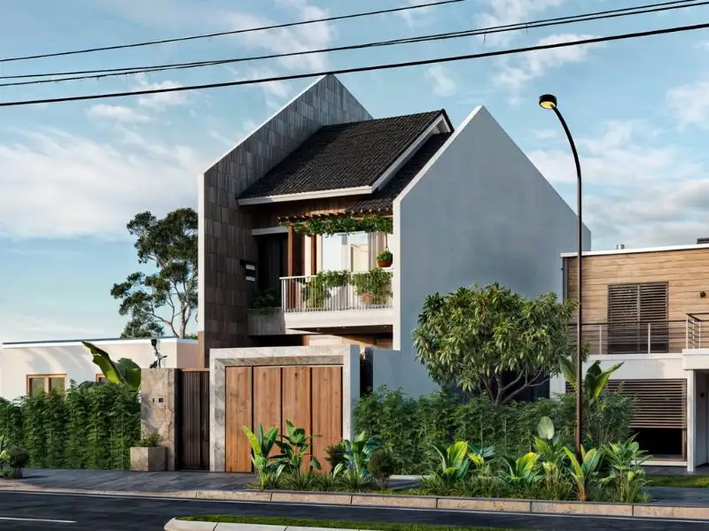 Nhà 8x8 3 phòng ngủ mái ngói mang vẻ ngoài độc đáo Xây dựng Nhất Tín 1