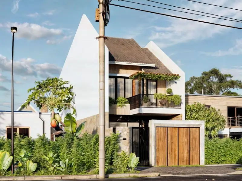 Nhà 8x8 3 phòng ngủ mái ngói mang vẻ ngoài độc đáo Xây dựng Nhất Tín 1