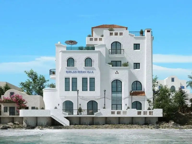 Bản thiết kế nhà 10m mang đậm chất Địa Trung Hải Xây dựng Nhất Tín 1