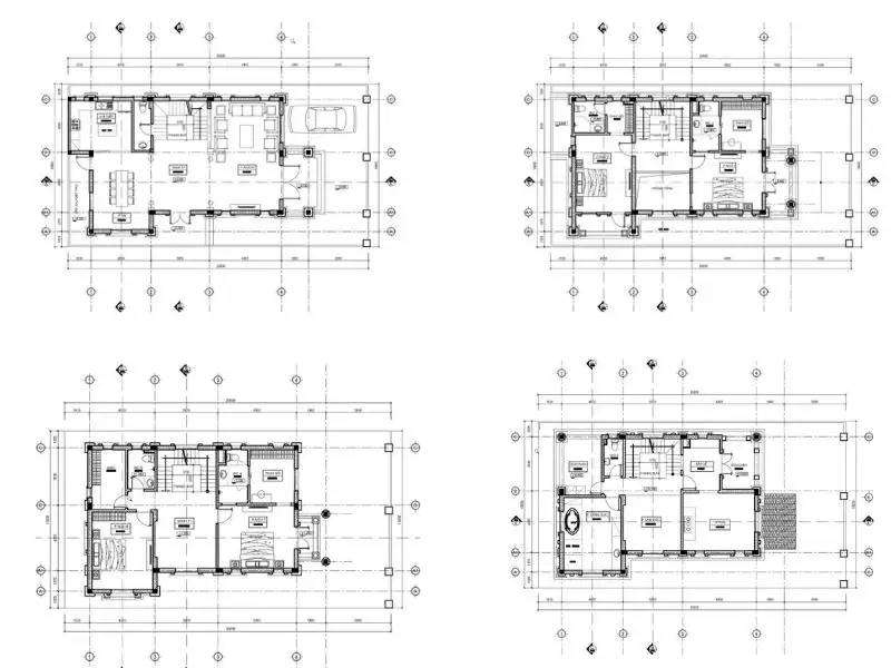 Bản vẽ mặt bằng nhà ngang 10m với cách bố trí công năng khoa học và tiện nghi Xây dựng Nhất Tín 1