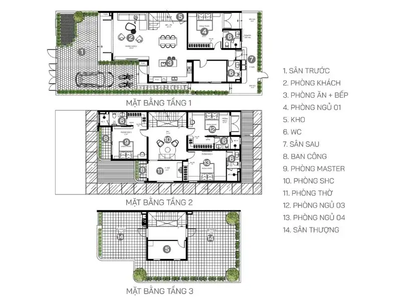 Bản vẽ nhà 10x12m bố trí công năng tiện lợi Xây dựng Nhất Tín 1