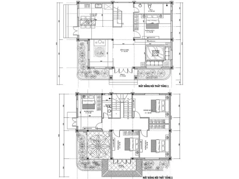 Bản vẽ nhà ngang 10m dài 15m tối ưu công năng và tiện nghi Xây dựng Nhất Tín 1
