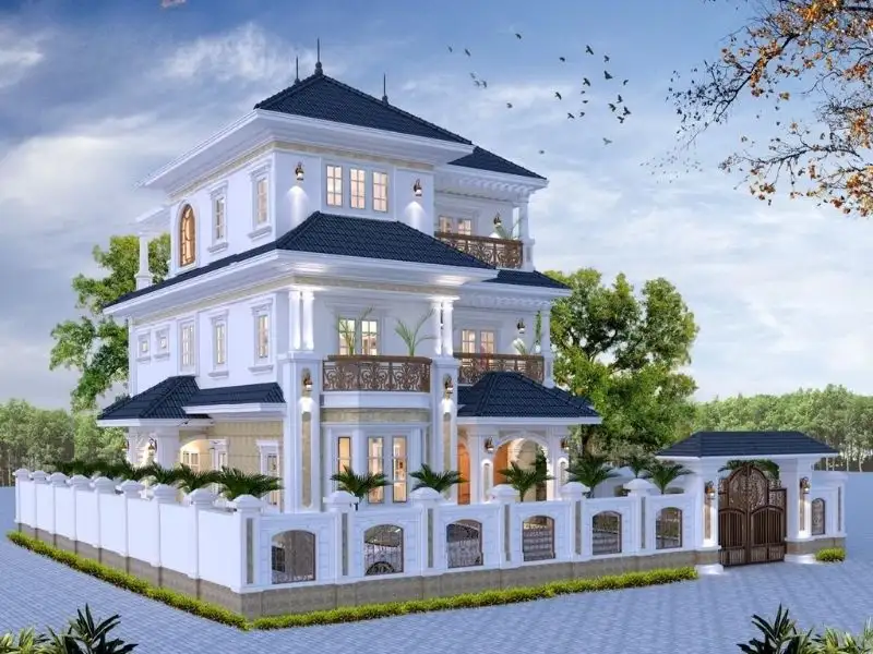 Biệt thự 10m dài 20m đẳng cấp ấn tượng từ mọi góc nhìn Xây dựng Nhất Tín 1