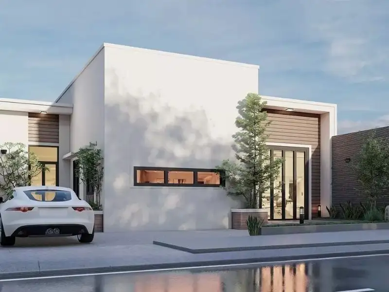 Kiến trúc nhà ngang 10m Tối Giản thanh thoát Xây dựng Nhất Tín 1