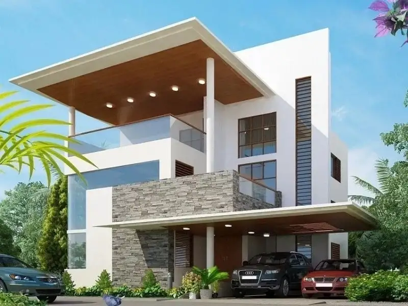 Kiến trúc nhà ngang 10m Tối Giản thanh thoát Xây dựng Nhất Tín 1