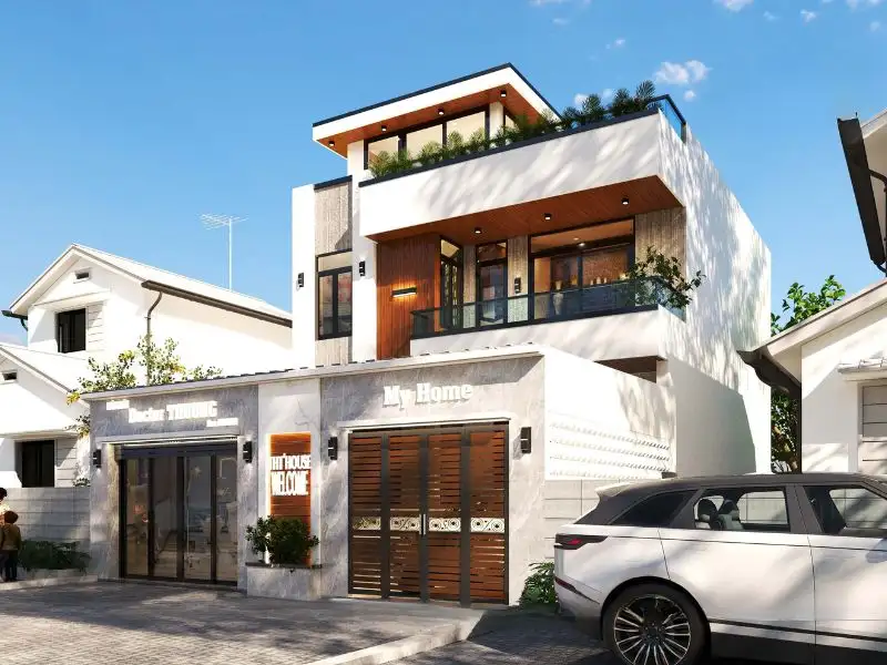 Kiến trúc nhà ống 10x6m kết hợp kinh doanh tối ưu chi phí Xây dựng Nhất Tín 2