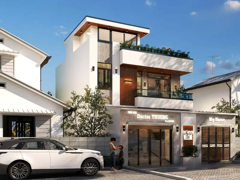 Kiến trúc nhà ống 10x6m kết hợp kinh doanh tối ưu chi phí Xây dựng Nhất Tín 2