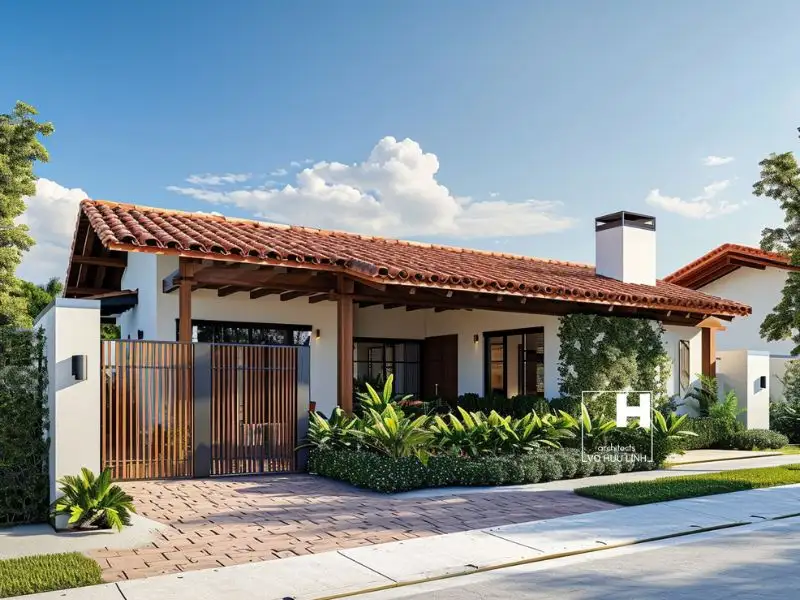 Mẫu nhà 1 tầng 10x15m mái ngói truyền thống Xây dựng Nhất Tín 1