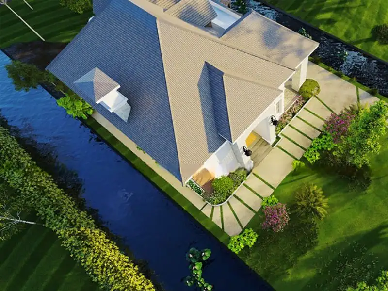 Mẫu nhà 10x12m 1 tầng có gác lửng phong cách Châu Âu Xây dựng Nhất Tín 1