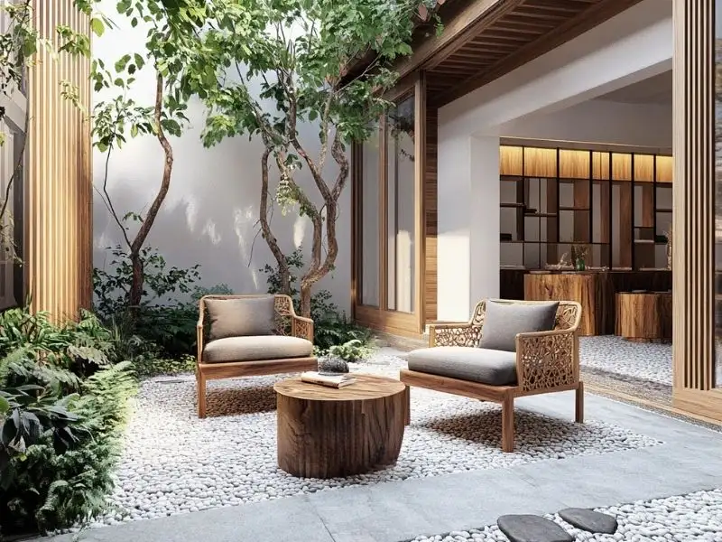 Mẫu nhà 2 tầng 10x15m hòa quyện với thiên nhiên Xây dựng Nhất Tín 1
